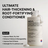Acondicionador NIDA Ultimate para fortalecer el cabello y las raíces