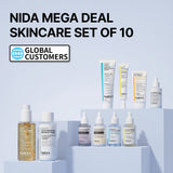 Set de cuidado de la piel NIDA Mega Deal de 10 productos (Global)