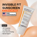 Protector solar NIDA Invisible Fit
